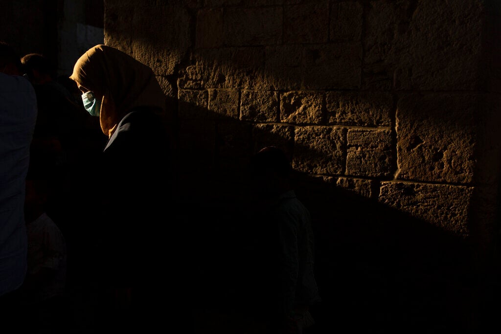 APTOPIX Virus Outbreak Palestinians Eid